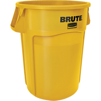 Brute&reg; Round Containers, Polyethylene, 44 US gal. Action Paper