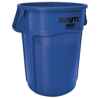 Brute&reg; Round Containers, Bulk, Polyethylene, 44 US gal. Action Paper