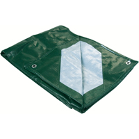Tarp, Heavy-Duty, Green, 8' x 6' x 9 mils Action Paper