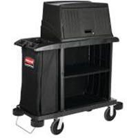Executive Compact Housekeeping Cart Action Paper