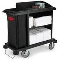Executive Compact Housekeeping Cart Action Paper