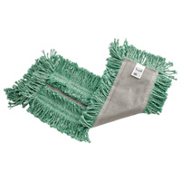Castaway Dust Mop, Slip On Style, Cotton/Yarn, 24" L x 5" W Action Paper