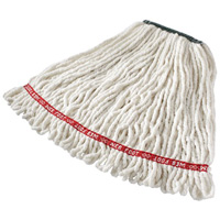 Web Foot&reg; Shrinkless Wet Mop, Antimicrobial, Yarn, 20 oz., Loop Style Action Paper