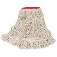 Super Stitch Wet Mop, Floor Finishing, Cotton/Yarn, 21 oz., Loop Style Action Paper