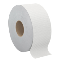 Pro Select Toilet Paper, Jumbo Roll, 2 Ply, 500' Length, White Action Paper