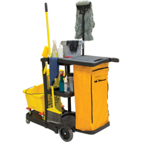 Janitor Cleaning Cart Action Paper