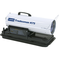 Tradesman<sup>®</sup> Forced Air Heater, Fan, Kerosene, 75,000 BTU/H JG957 | Action Paper