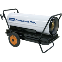 Tradesman<sup>®</sup> Forced Air Heater, Fan, Kerosene, 400,000 BTU/H JG961 | Action Paper
