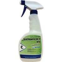 Germicide liquide Quatromyicide II, 750 ml, Bouteille &agrave; g&acirc;chette Action Paper