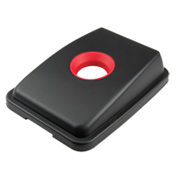 Waste Classification - Lid, Open Lid, Plastic, Fits Container Size: 17-1/4" x 12-1/2" Action Paper