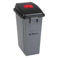 Waste Classification - Lid, Open Lid, Plastic, Fits Container Size: 17-1/4" x 12-1/2" Action Paper