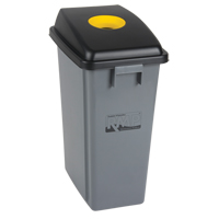 Waste Classification - Lid, Open Lid, Plastic, Fits Container Size: 17-1/4" x 12-1/2" Action Paper