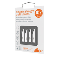 Slice Rounded-Tip Ceramic Straight Edge Knife Blades, Single Style Action Paper
