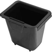 Waste Container, Deskside, Polyethylene, 4-1/4 US Qt. Action Paper