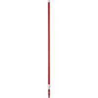 Manche de brosse pour plateforme, Brosse/Support &agrave; tampon, Rouge, T&eacute;lescopique, 62"-113" lo Action Paper