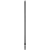 Deck Scrub Handle, Brush/Pad Holder, Black, Telescopic, 62"-113" L Action Paper
