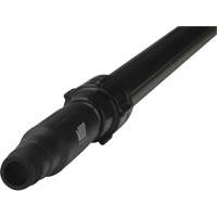 Deck Scrub Handle, Brush/Pad Holder, Black, Telescopic, 62"-113" L Action Paper