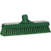 Brosse &agrave; r&eacute;curer pour planchers et murs, Crins Ferme, 12", Polyester, Vert Action Paper