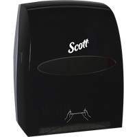 Scott&reg; Essential Hand Towel Roll Dispenser, Manual/No-Touch, 12.63" W x 10.2" D x 16.13" H Action Paper