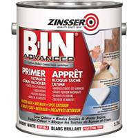 Appr&ecirc;t avanc&eacute; &agrave; base de gomme-laque synth&eacute;tique B-I-N, 3,78 L, Gallon, Blanc brillant teintable Action Paper