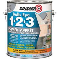 Appr&ecirc;t &agrave; base d'eau Bulls Eye 1-2-3, 3,78 L, Gallon, Gris Action Paper