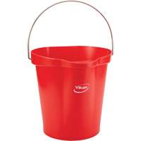 Seau pour l'hygi&egrave;ne des aliments, Rouge, 3 gal. US Action Paper