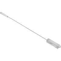 Brosse avec manche flexible, Soies Moyen, Longueur de 36", Blanc Action Paper