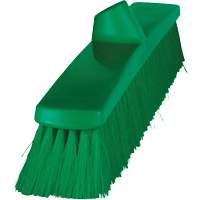 ColorCore Push Broom, Fine Bristles, 24", Polypropylene, Green Action Paper