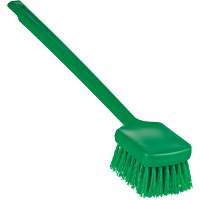 Brosse &agrave; manche long ColorCore, Soies Ferme, Longueur de 20", Vert Action Paper