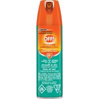 OFF! FamilyCare&reg; Smooth & Dry Insect Repellent, 15% DEET, Aerosol, 113 g Action Paper