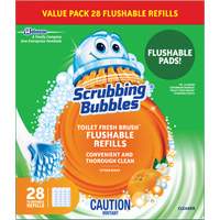Scrubbing Bubbles&reg; Fresh Brush&reg; Toilet Brush Refills, Refill Action Paper