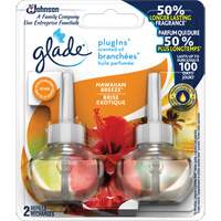 Glade&reg; PlugIns&reg; Scented Oil Refills, Hawaiian Breeze&reg;, Cartridge Action Paper