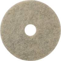 Porko Plus Floor Pads, 19", Buffing/Burnishing, Beige Action Paper