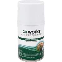 AirWorks&reg; Metered Air Fresheners, Tropical Tradewinds, Aerosol Can Action Paper