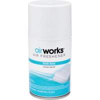AirWorks&reg; Metered Air Fresheners, Fresh Linen, Aerosol Can Action Paper