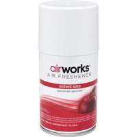 AirWorks&reg; Metered Air Fresheners, Orchard Spice, Aerosol Can Action Paper