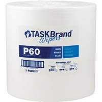 Chiffons de premi&egrave;re qualit&eacute; P60 TaskBrand, Tout usage, 13" lo x 12" la Action Paper