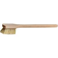 Brosse &agrave; chaudron &agrave; manche long, 20" l, Soies Tampico, Beige Action Paper