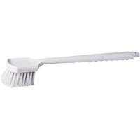 Brosse &agrave; chaudron &agrave; manche long, 20" l, Soies Polypropyl&egrave;ne, Blanc Action Paper