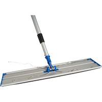 Static Attack Dust Mop Frame & Telescopic Handle, 24", Aluminum Action Paper