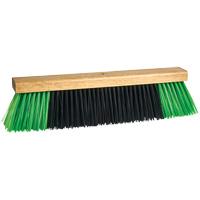 Bulldog Push Broom Head, 24", Coarse, PVC Bristles Action Paper