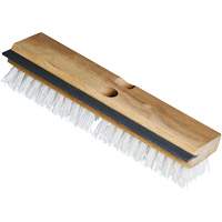 Utility Scrub Brush & Squeegee, 11" L, Polypropylene Bristles, White Action Paper