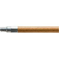 Handle with Metal Tip, Wood, ACME Threaded Tip, 15/16" Diameter, 54" Length Action Paper