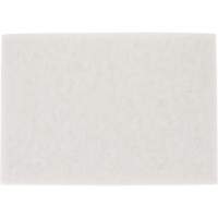 Tampon pour planchers TopLine Speed, 14" x 20", Lustrage/Nettoyage/Polissage, Blanc Action Paper