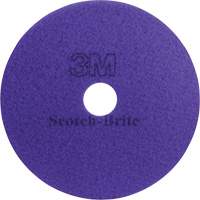 Hi-Performance Pad, 12", Cleaning/Polish, Purple Action Paper