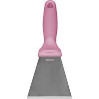 Grand racloir en acier inoxydable, Rose, 3" la x 9" lo Action Paper
