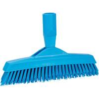 Grout Brush, Stiff Bristles, 9-1/4" Long, Blue Action Paper