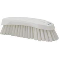 Grande brosse &agrave; main oblique, Soies Ferme, Longueur de 8", Blanc Action Paper