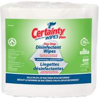 Biodegradable Plus Disinfectant Wipes, 7-9/10" x 5-9/10", 800 Count JO098 | Action Paper