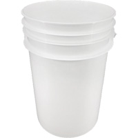 Heavy-Duty Pail, Plastic, 6 gal. Action Paper